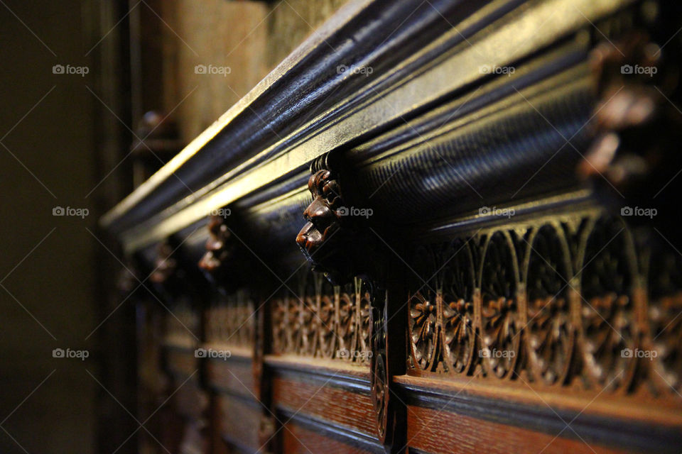 wall decoration in city hall Antwerp