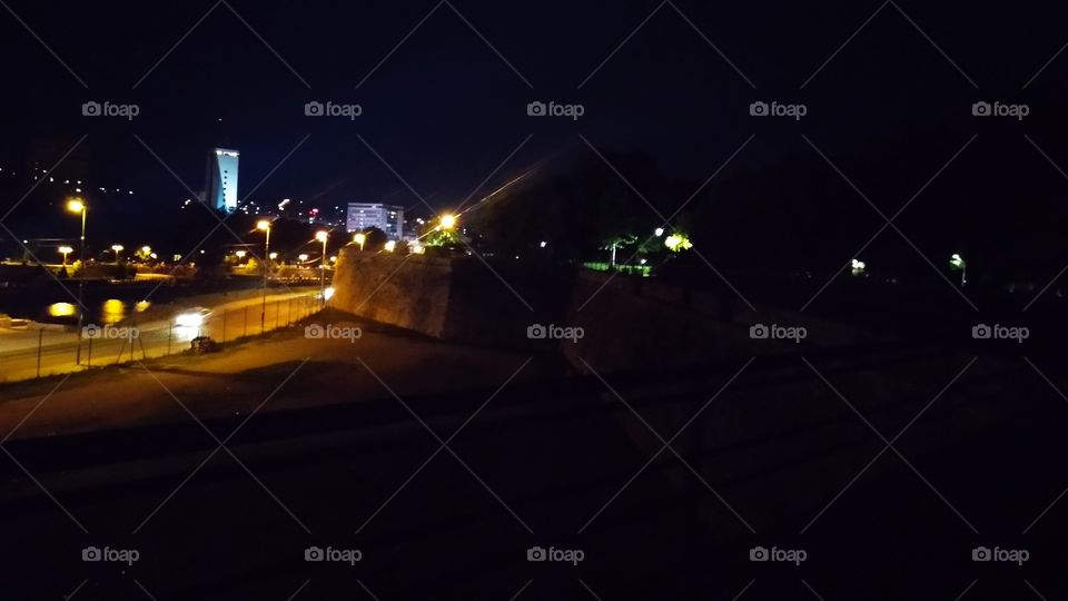Serbia Nish in the night