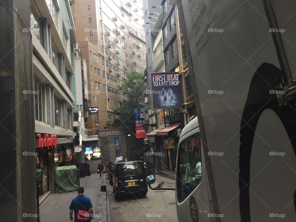 Hong King Streets. Hong Kong, China. 