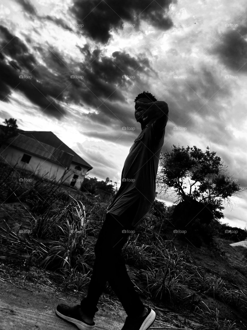 Black and white, shadows, evening, black, night, serenity, foap, foap sales