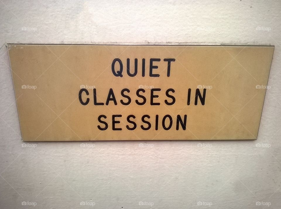Class in Session Sign