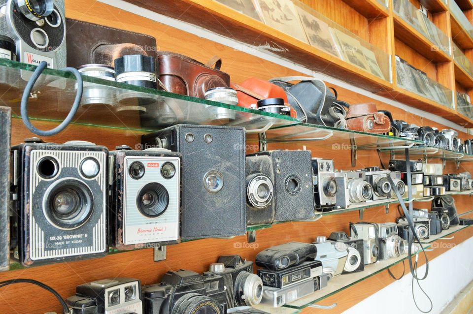 Antique camera shop