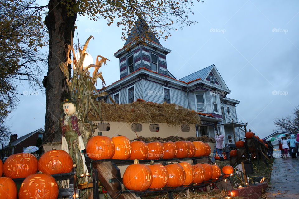 Pumpkin house 