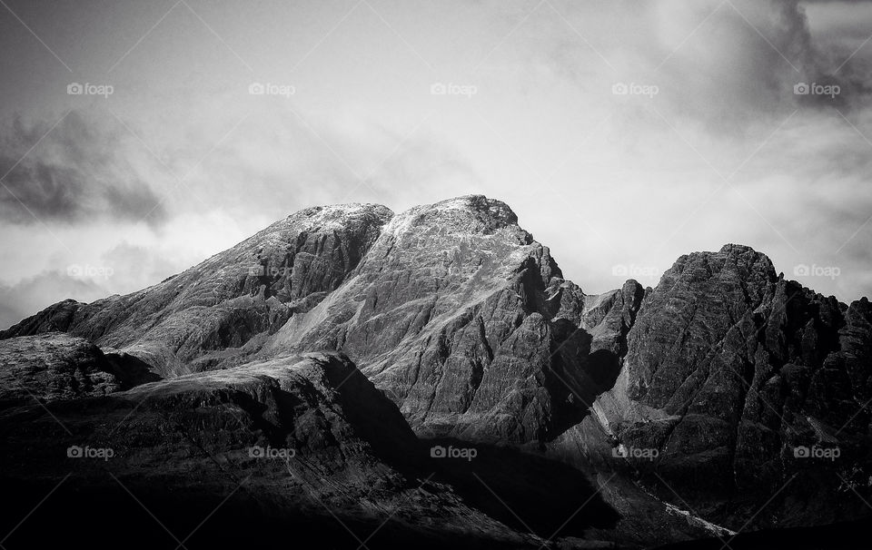 nature mountain scotland bw by resnikoffdavid