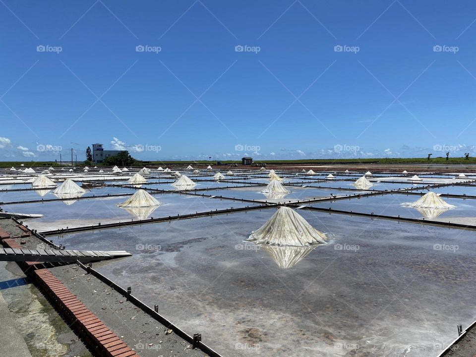 Taiwan-Tainan-Salt mountain 