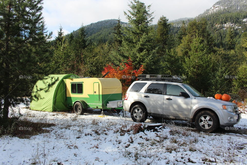 winter camping