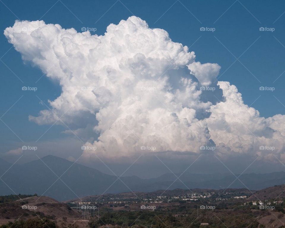 Cloud over Saddleback