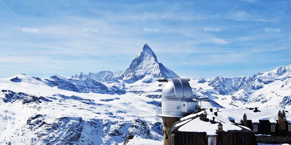 Vue sur le Cervin depuis le Gornergrat, Suisse