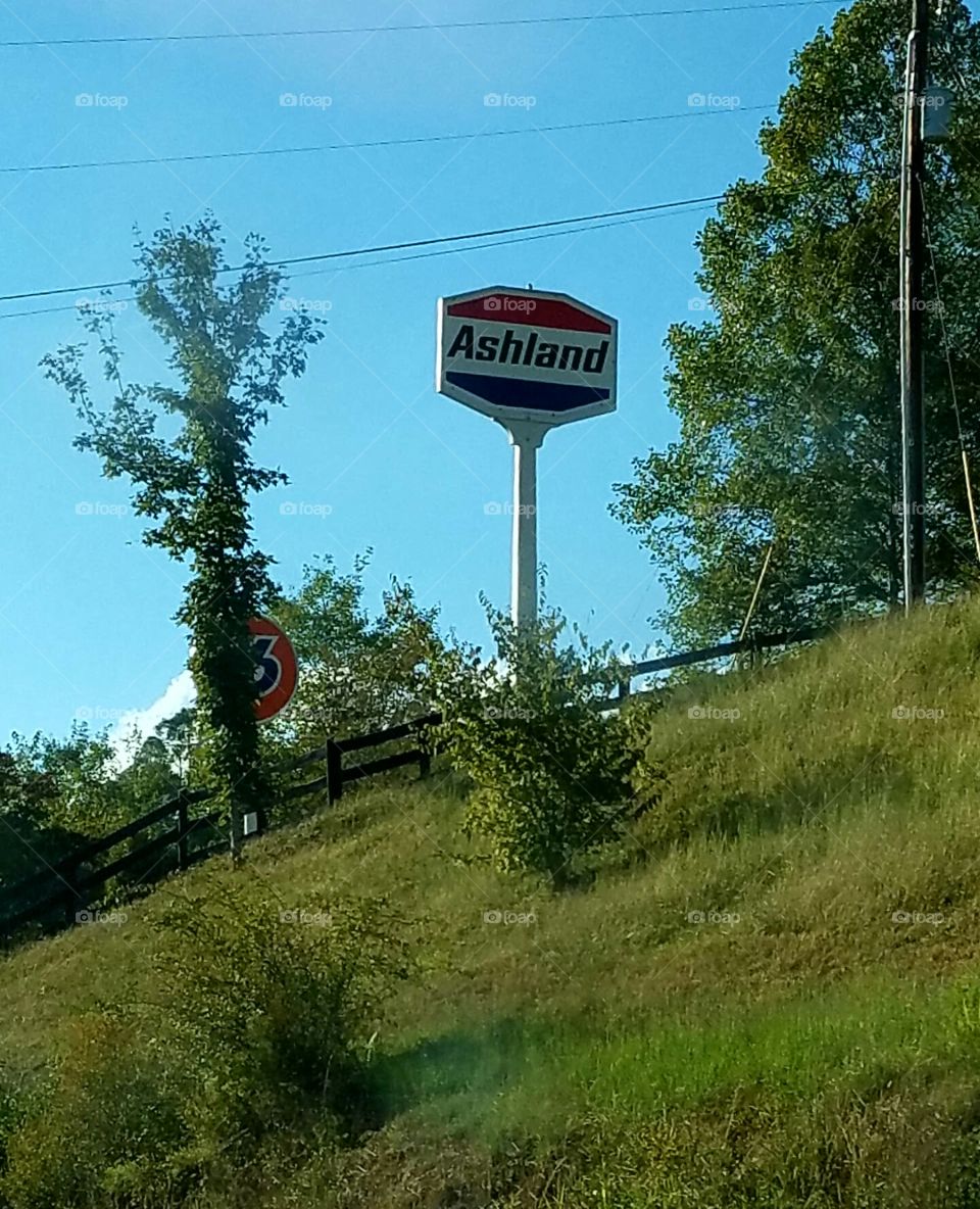 ASHLAND SIGN