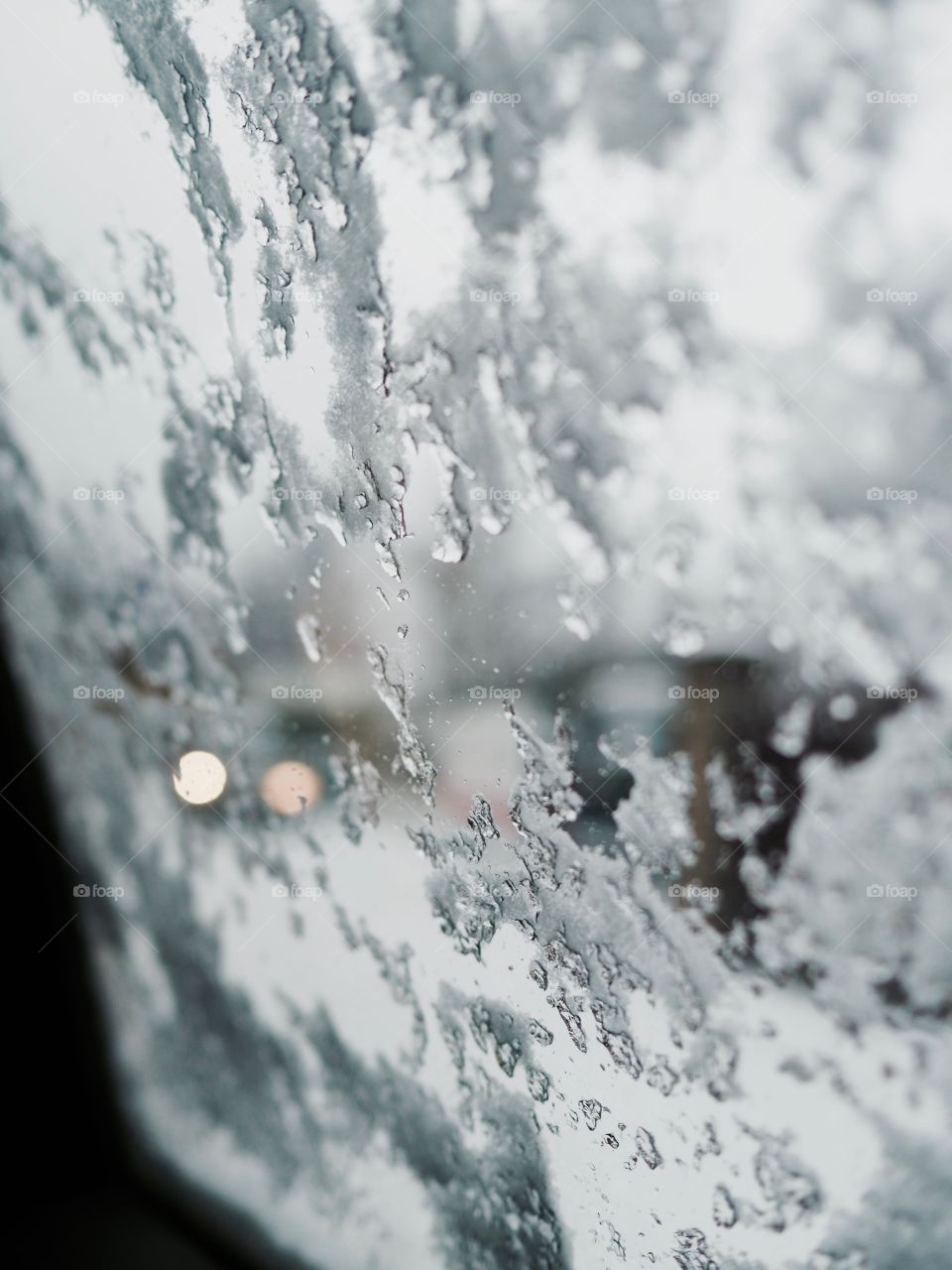 Frosty Car Window