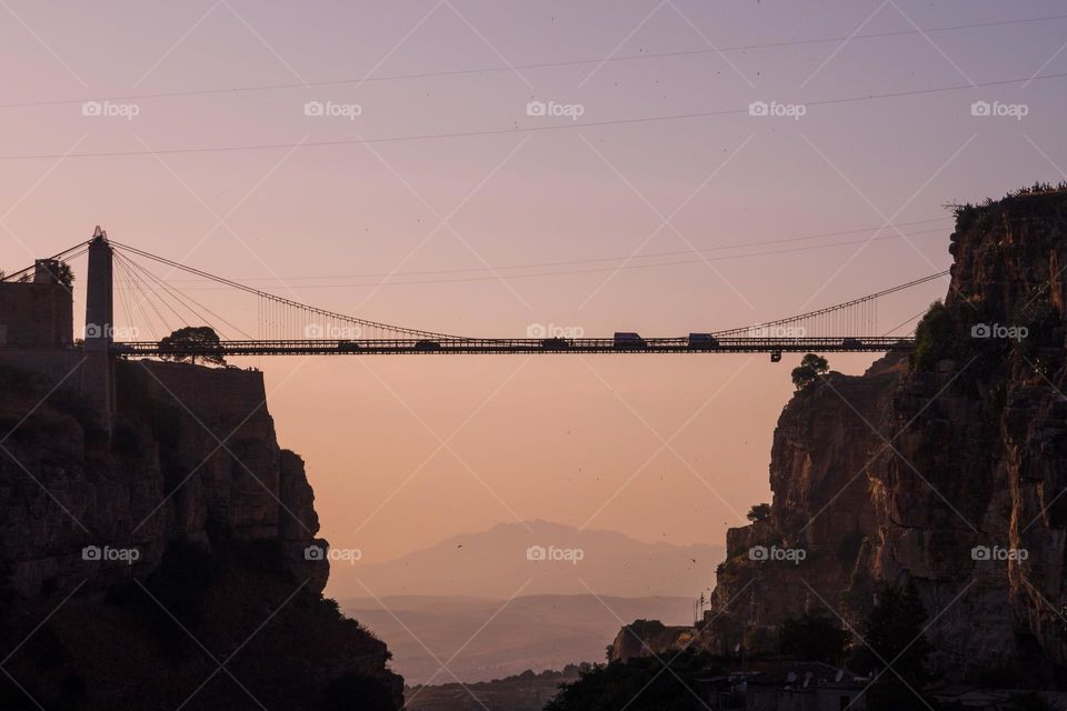 sunset from constantine city