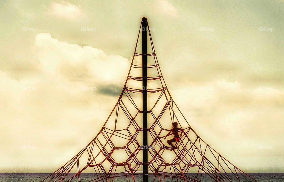 The game on the beach