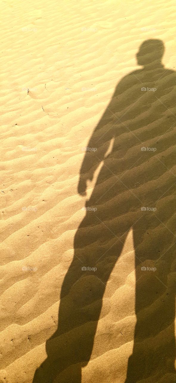 shadow selfie