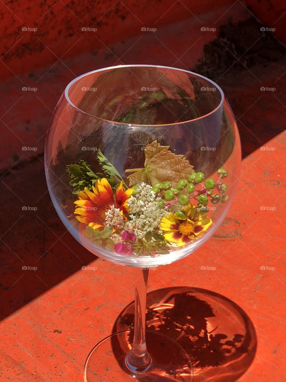 Flowers in a glass