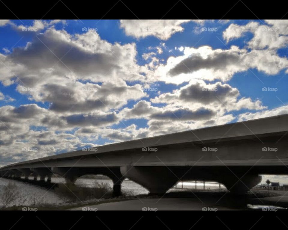 Bridge in the clouds