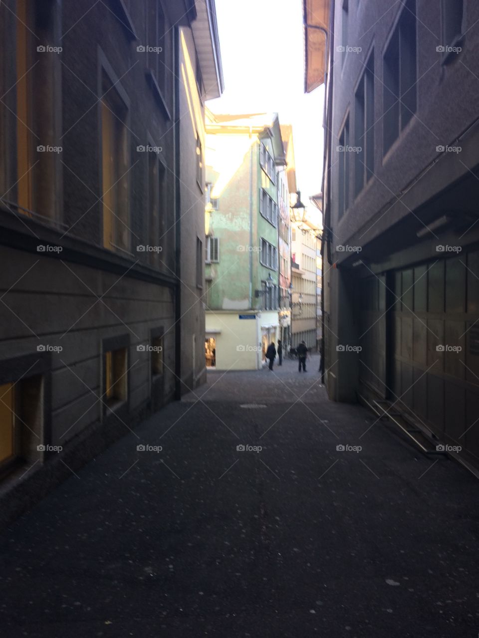 Street in Lucerne Switzerland 