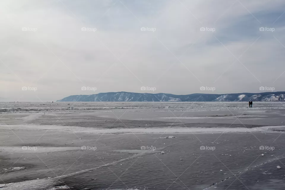 Baikal ice.