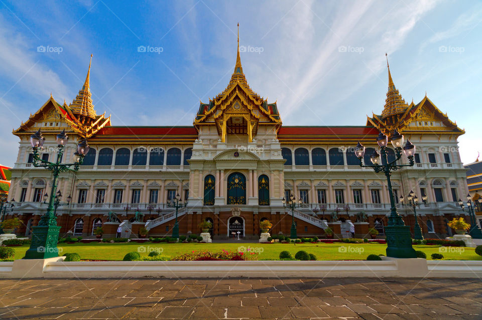 thailand tourist palace royal by sonchai