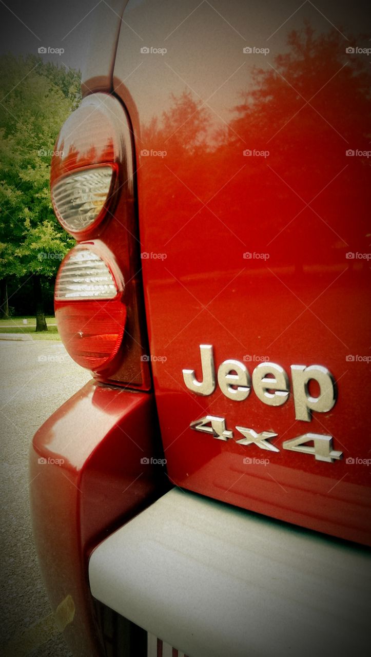 Jeep. taillights on a jeep