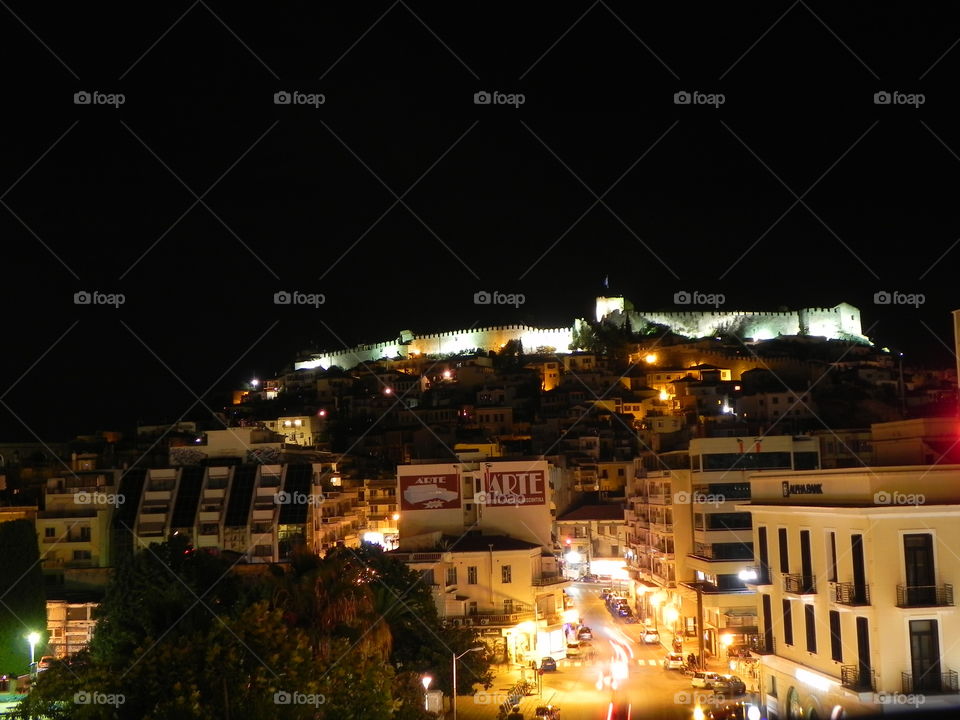 Kavala by night