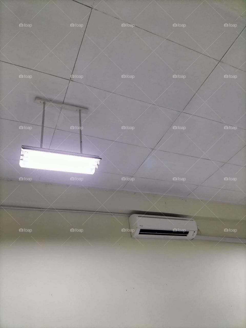 Picture of lighting and classroom interior