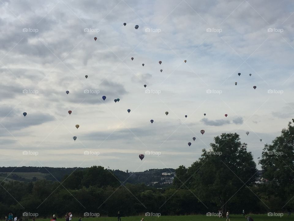 Balloon Fiesta over Clifton, Bristol