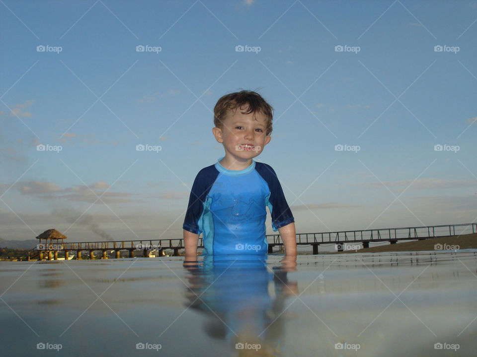 ocean smile boy sea by rickie947
