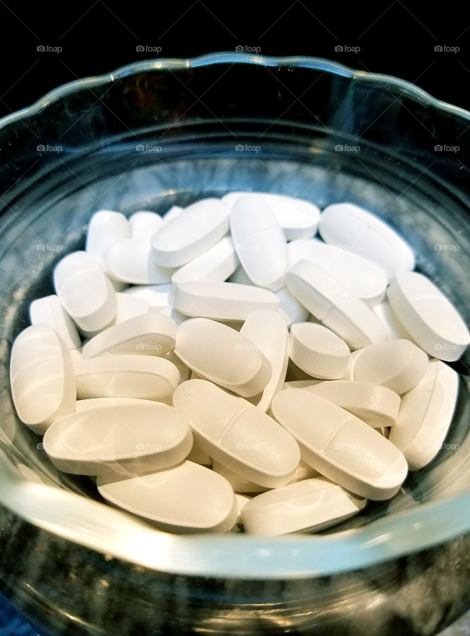 Medication in oblong tablet form