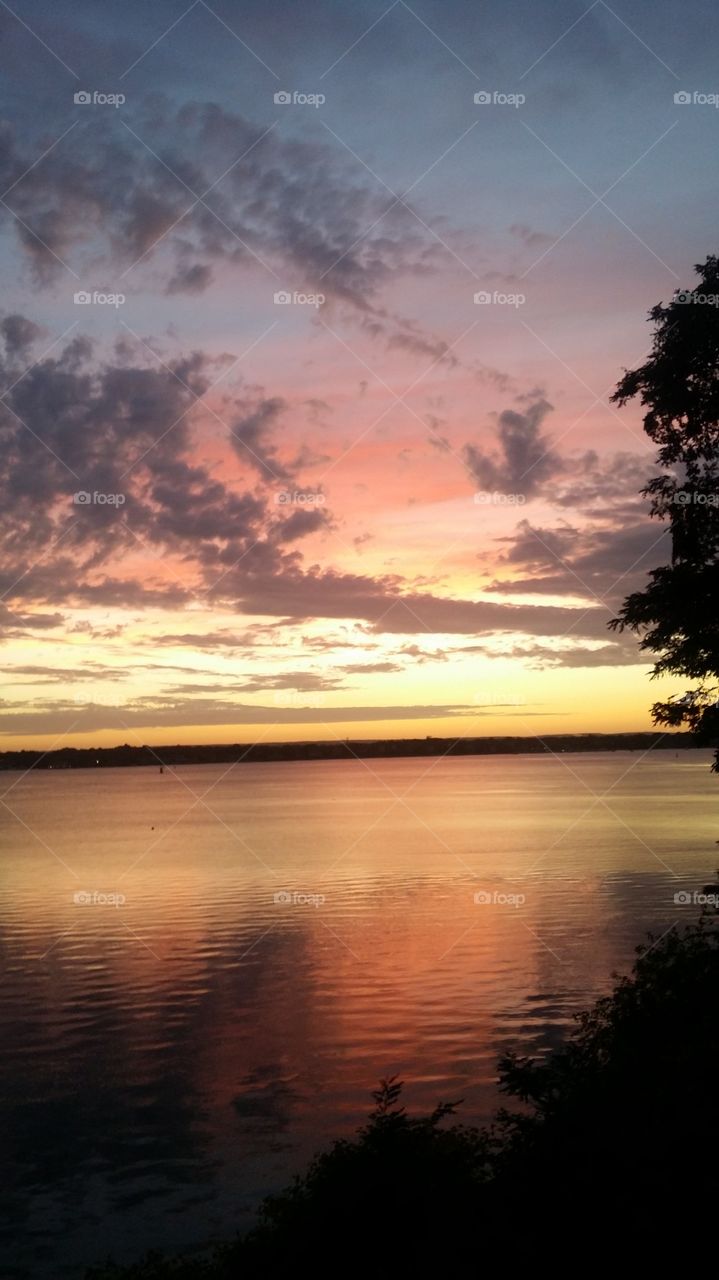 Mellow Rhode Island sunset