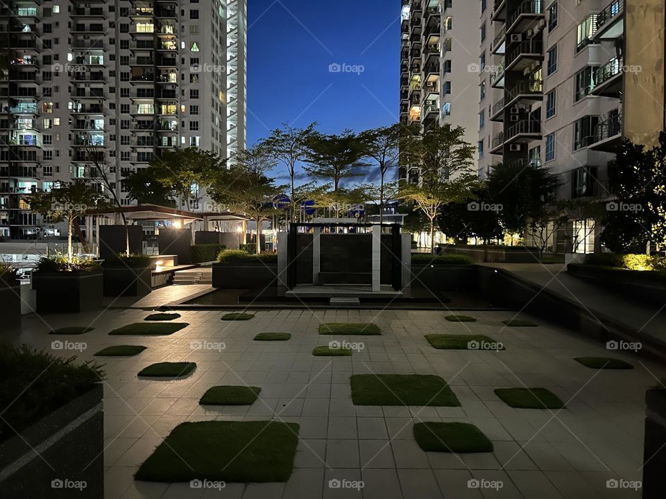 Night Walk at condominium 