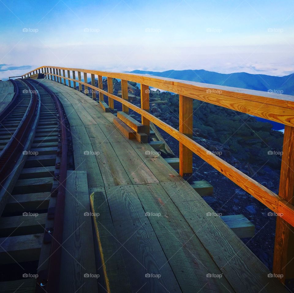 Train Tracks, Mount Washington, New Hampshire 
