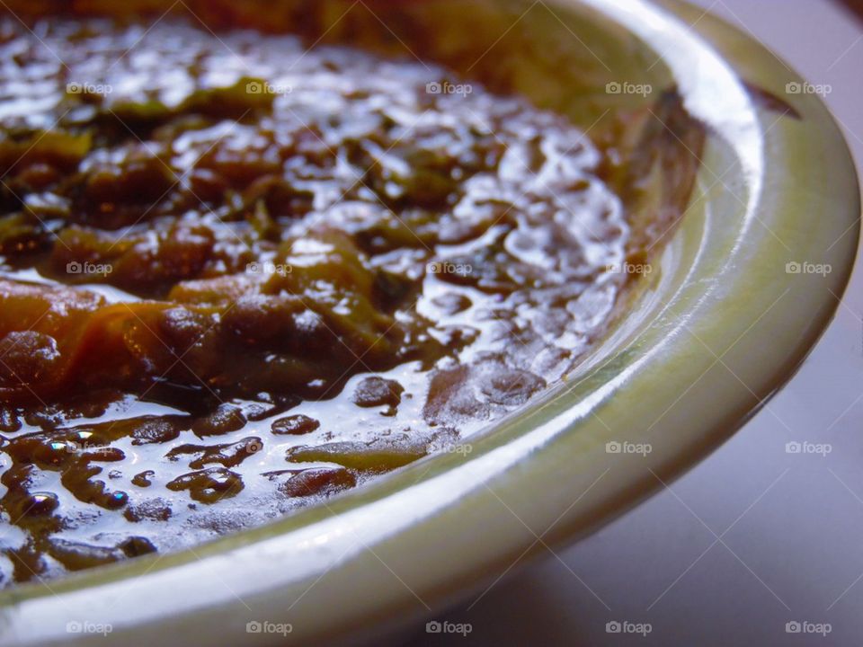 Lentil and spinach Dahl