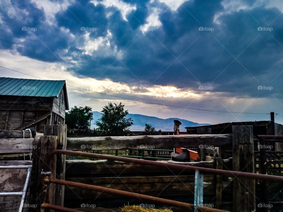 loving the sky, the smell of cow poop isn't even bothering me at this point. lost on that sky 😂