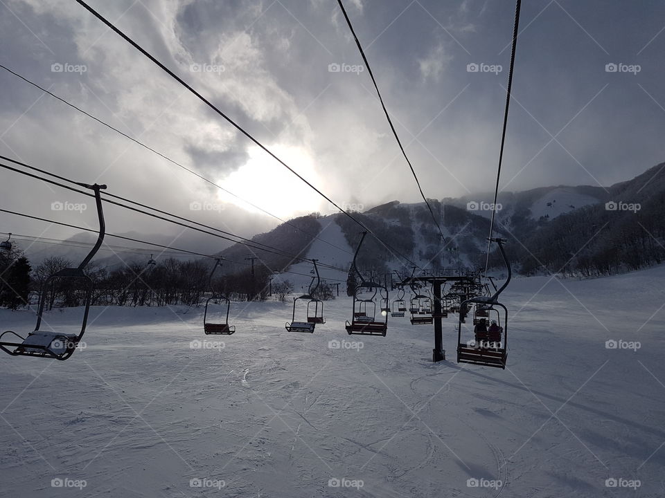 Ski lift to heaven