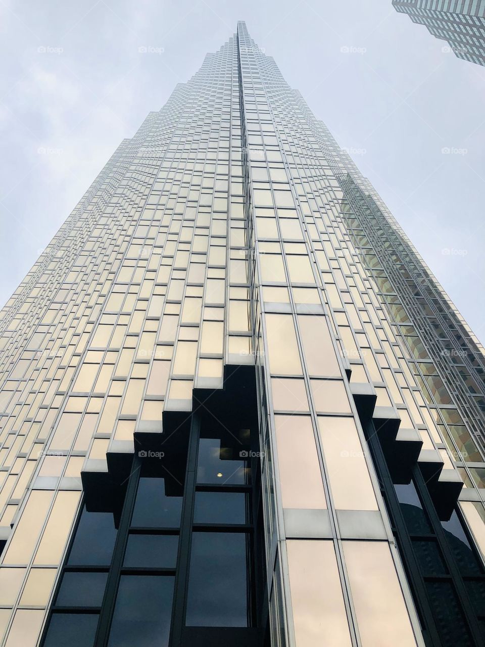 Golden art building in Toronto 