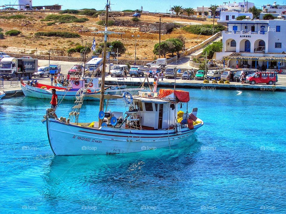 Boat in Koufonissi