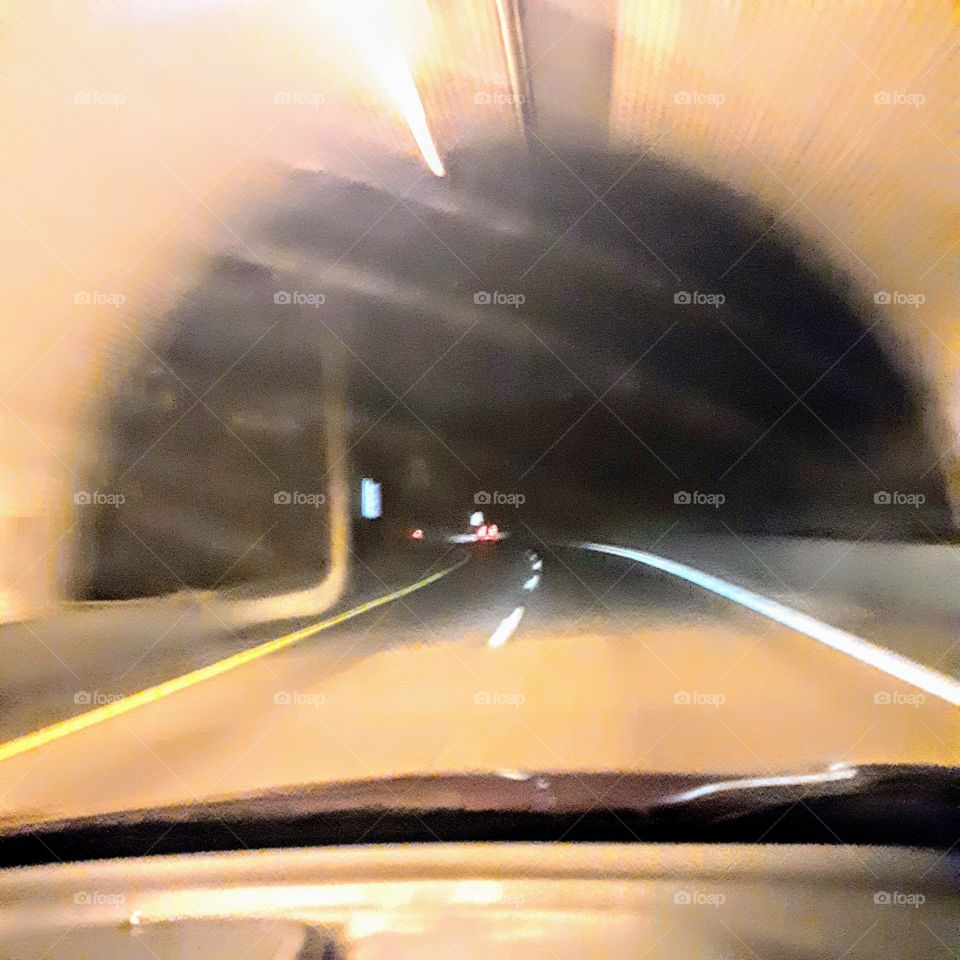 exiting tunnel