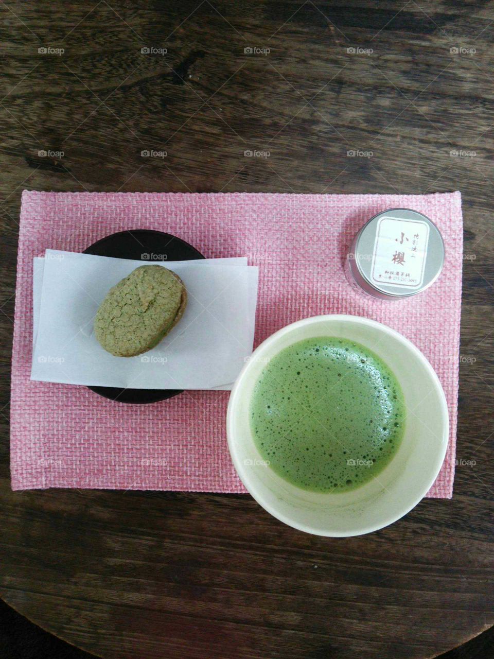 green tea set