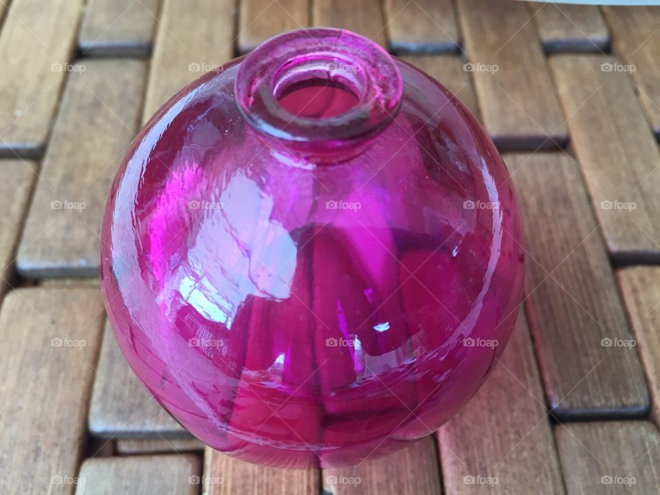 Close-up of glass container