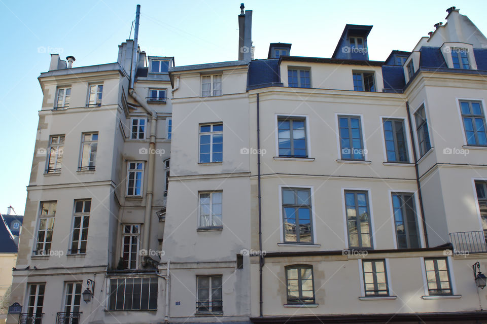 building facades in paris france