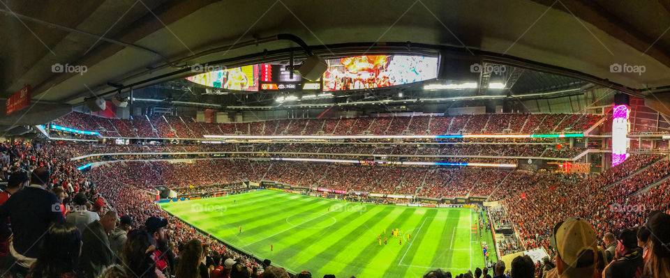 Mercedes Benz Stadium, Atlanta United playoff game