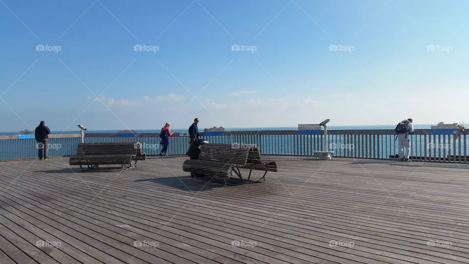 Beach, Water, Sea, Travel, Pier