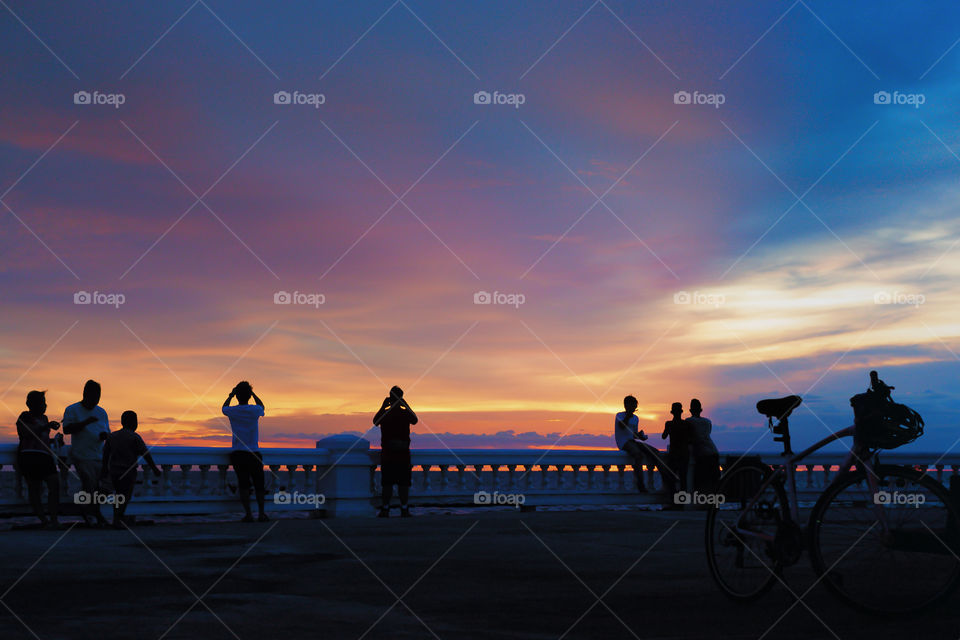 Evening Sky Background