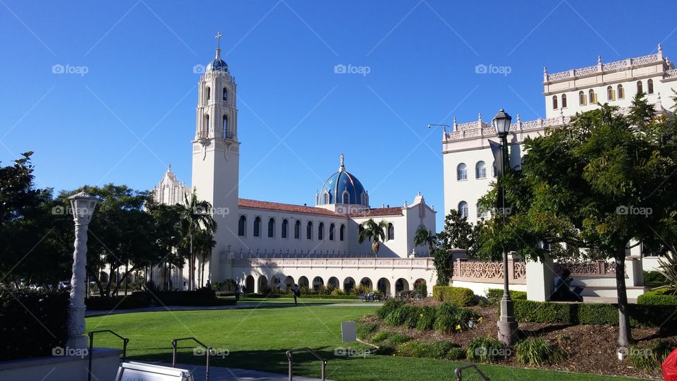 University of San Diego. Historical structure located on the beautiful campus of USD