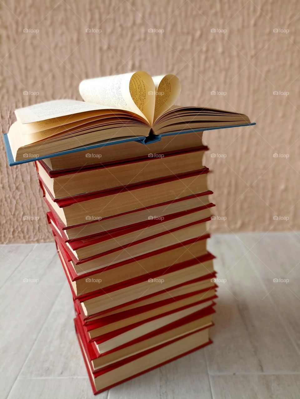 books beautiful texture on a wall background, reading book, lifestyle