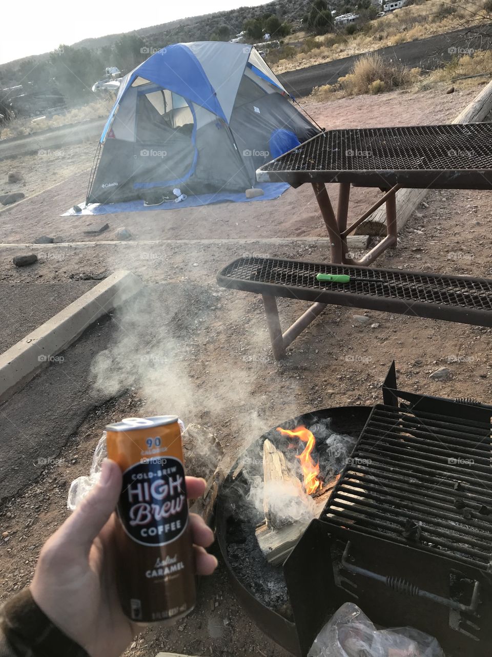 Campsite morning vibes