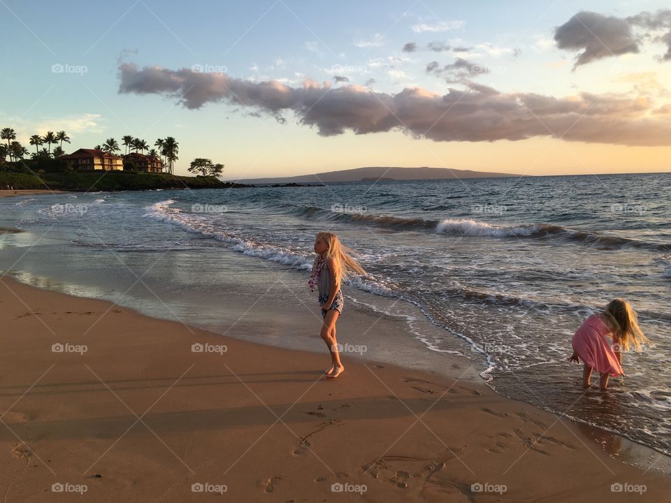 Playtime on a beach