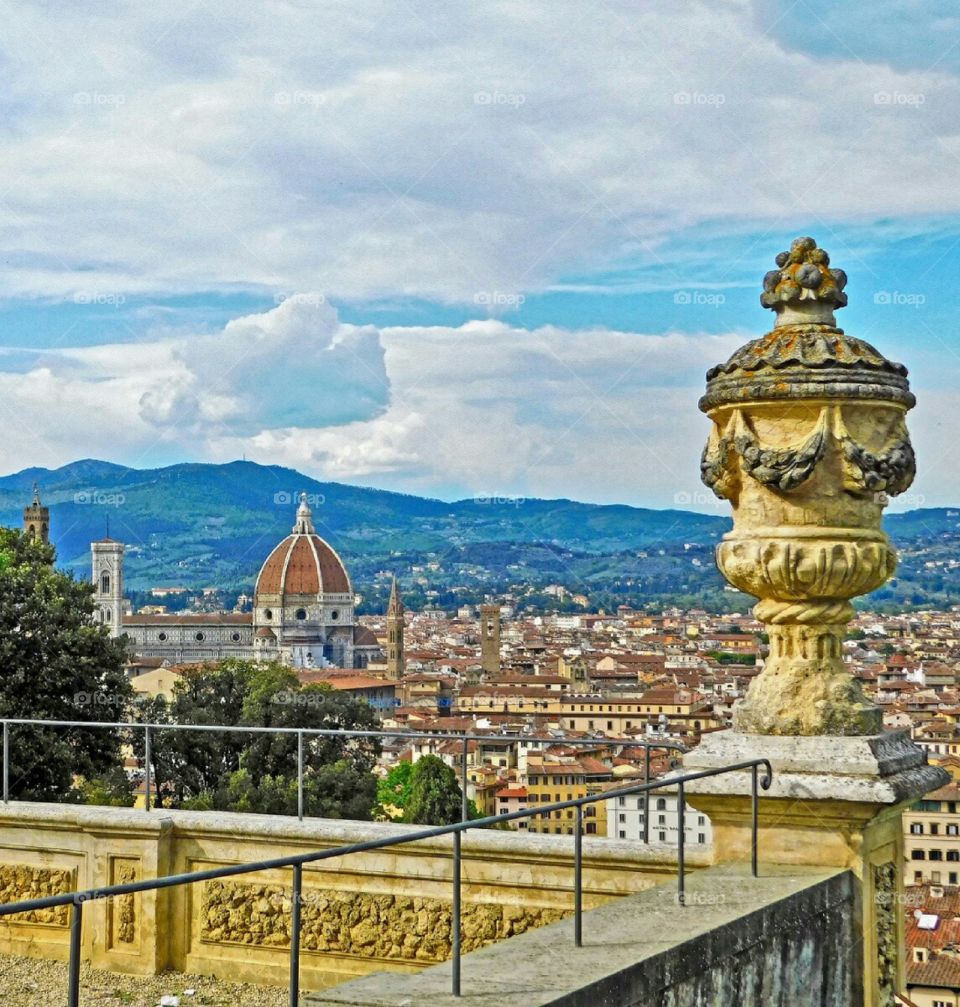 Heaven view of Florence