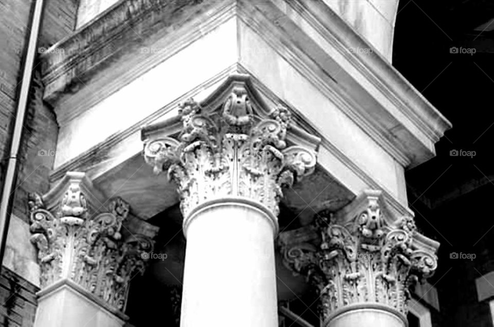 Ornate. I love the details at the top of the column.