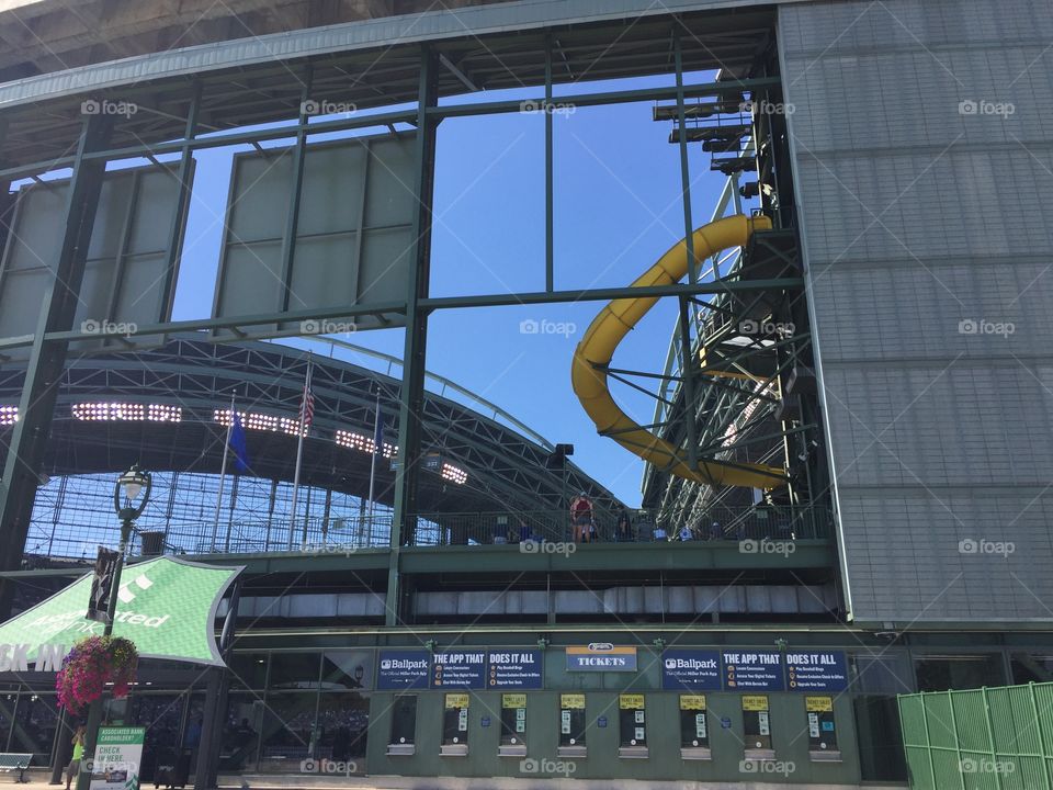 Brewers Stadium-Bernie Brewer’s Slide